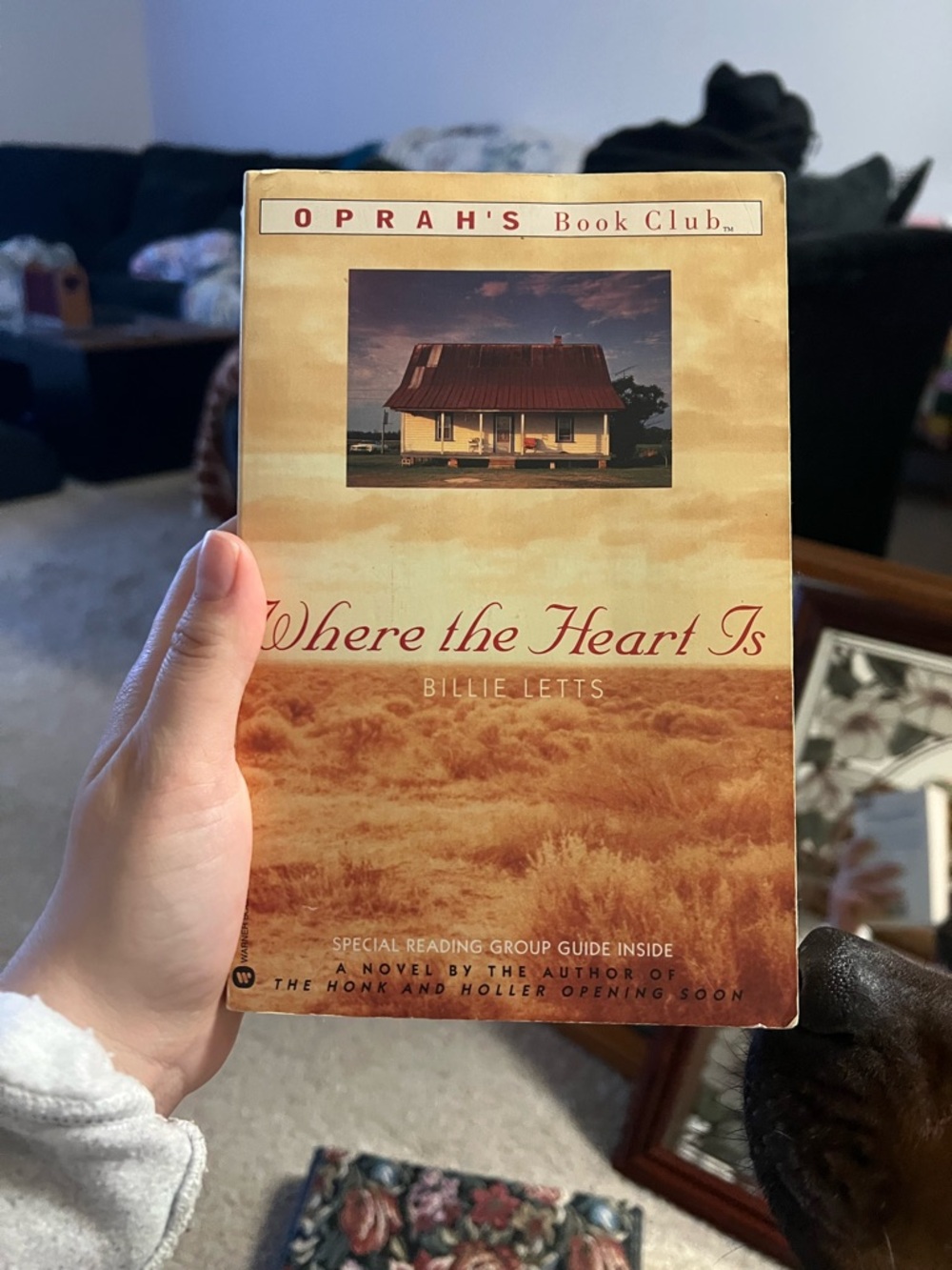 Where the Heart Is by Billie Letts - Tan Cover (Oprah's Book Club)